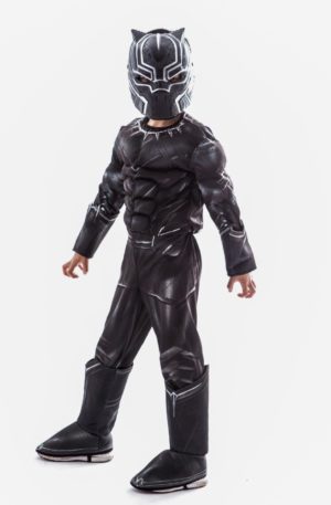 Avengers End Game Black Panther Kids Muscle Costume.